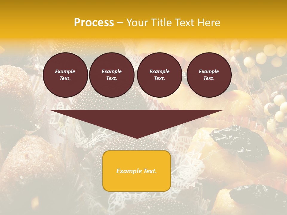 A Table Topped With Lots Of Different Types Of Pastries PowerPoint Template