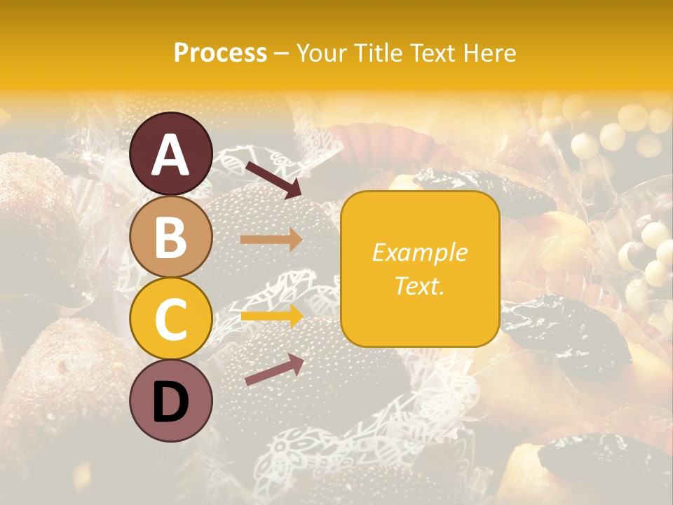 A Table Topped With Lots Of Different Types Of Pastries PowerPoint Template