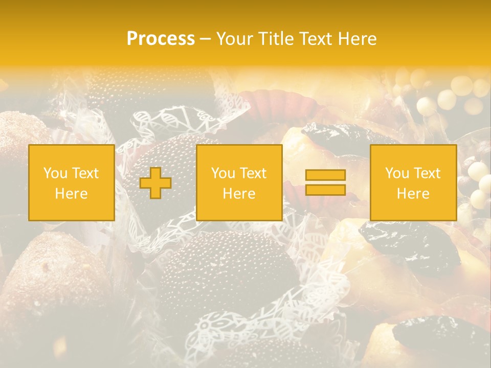 A Table Topped With Lots Of Different Types Of Pastries PowerPoint Template