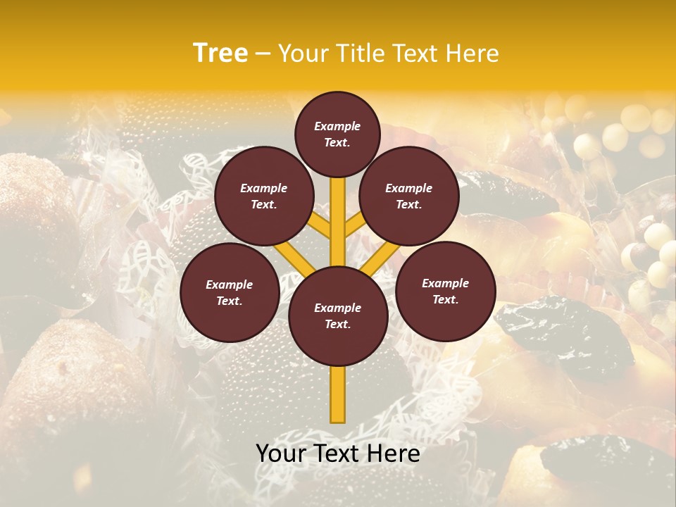 A Table Topped With Lots Of Different Types Of Pastries PowerPoint Template
