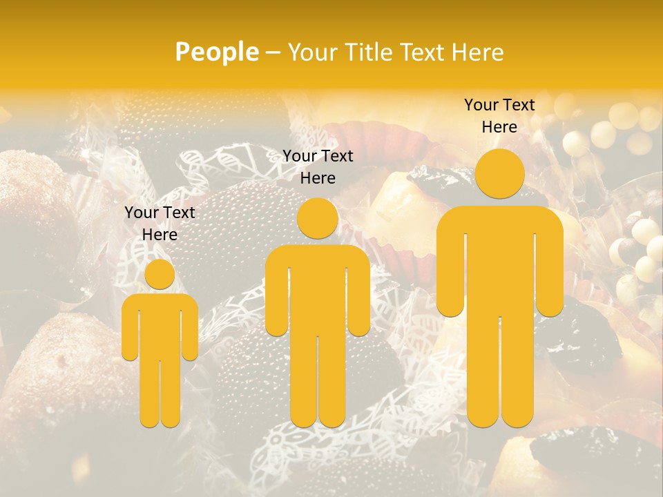A Table Topped With Lots Of Different Types Of Pastries PowerPoint Template