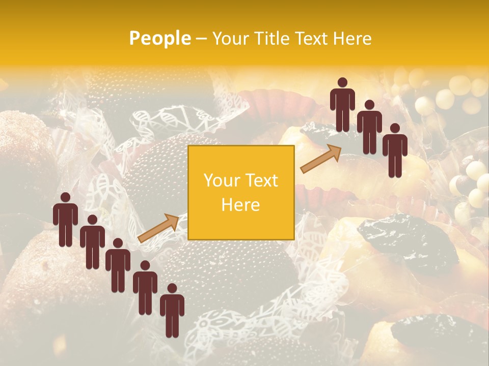 A Table Topped With Lots Of Different Types Of Pastries PowerPoint Template