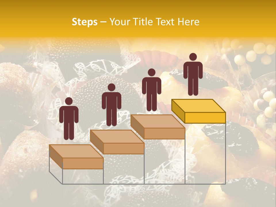A Table Topped With Lots Of Different Types Of Pastries PowerPoint Template