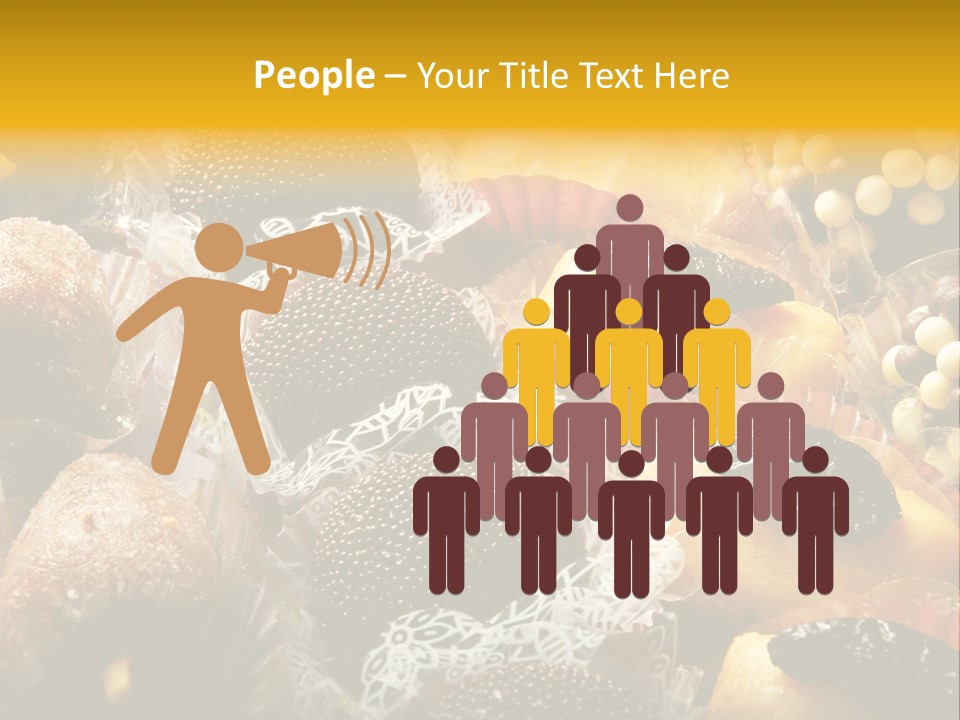 A Table Topped With Lots Of Different Types Of Pastries PowerPoint Template