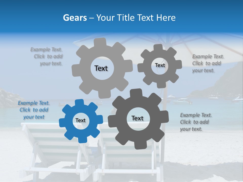 Exotic Recreation Paradise PowerPoint Template