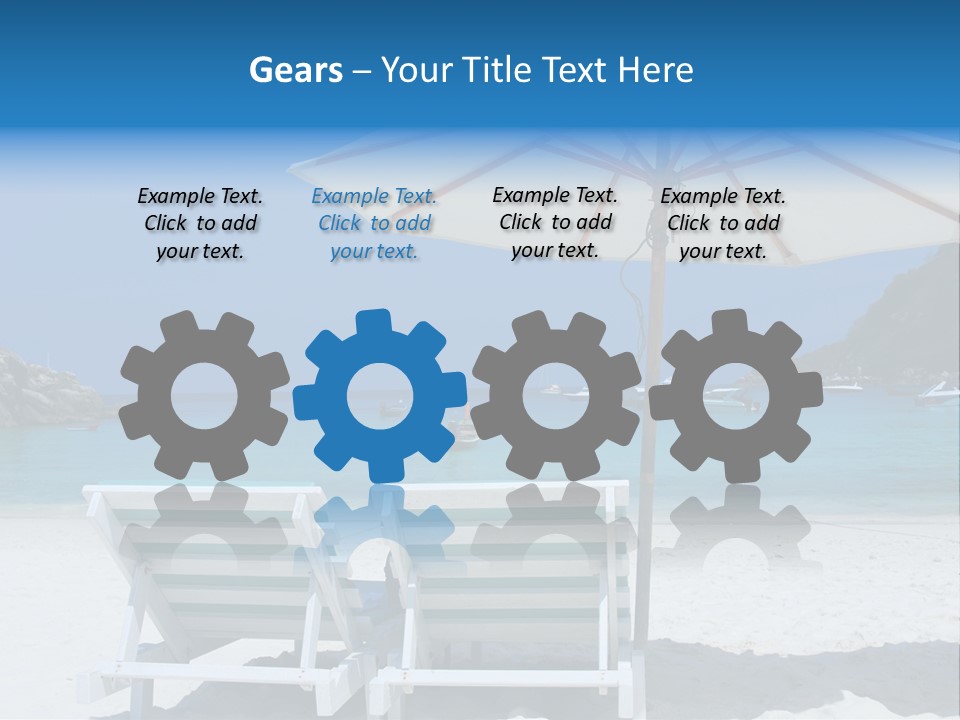 Exotic Recreation Paradise PowerPoint Template