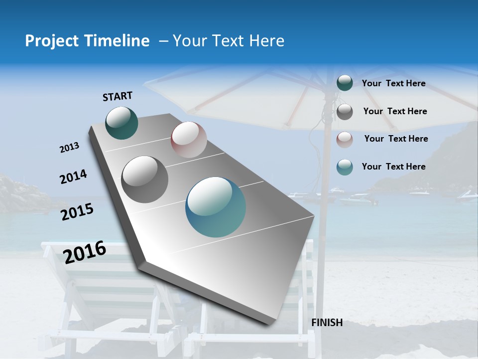 Exotic Recreation Paradise PowerPoint Template