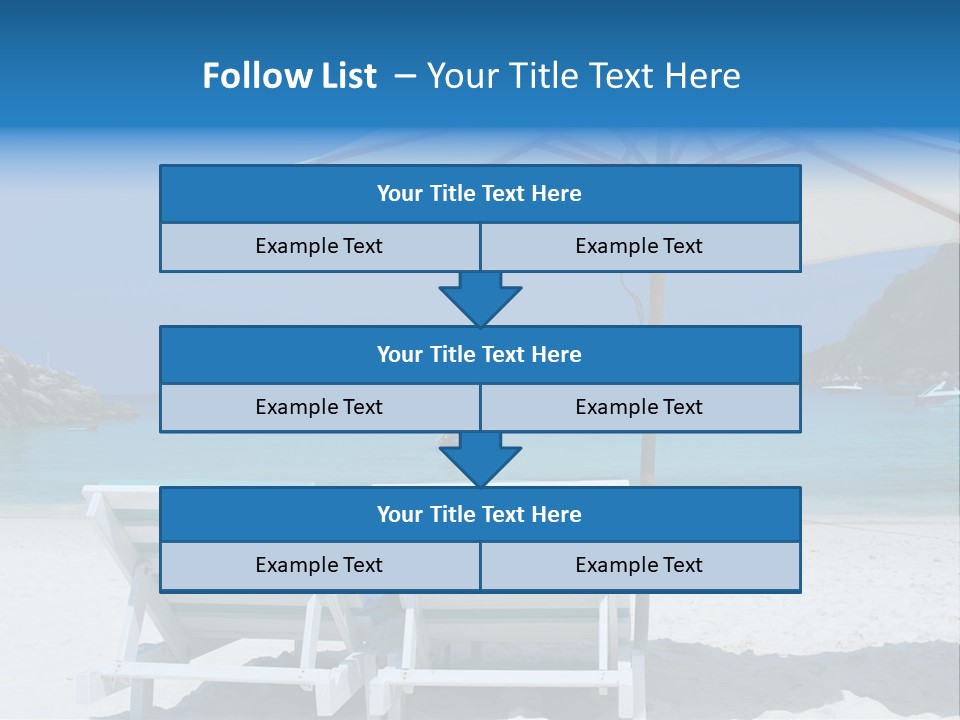 Exotic Recreation Paradise PowerPoint Template