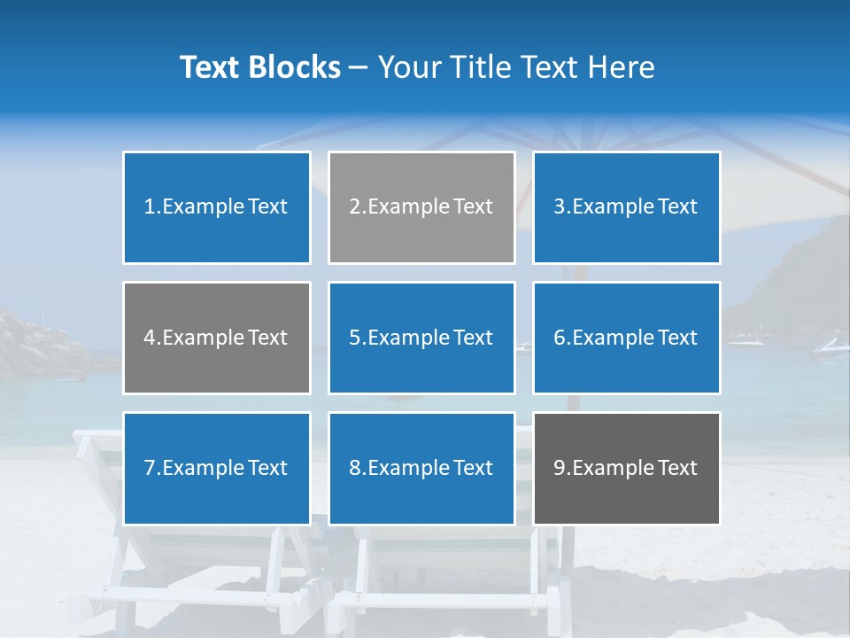 Exotic Recreation Paradise PowerPoint Template