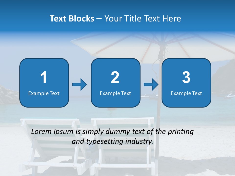 Exotic Recreation Paradise PowerPoint Template