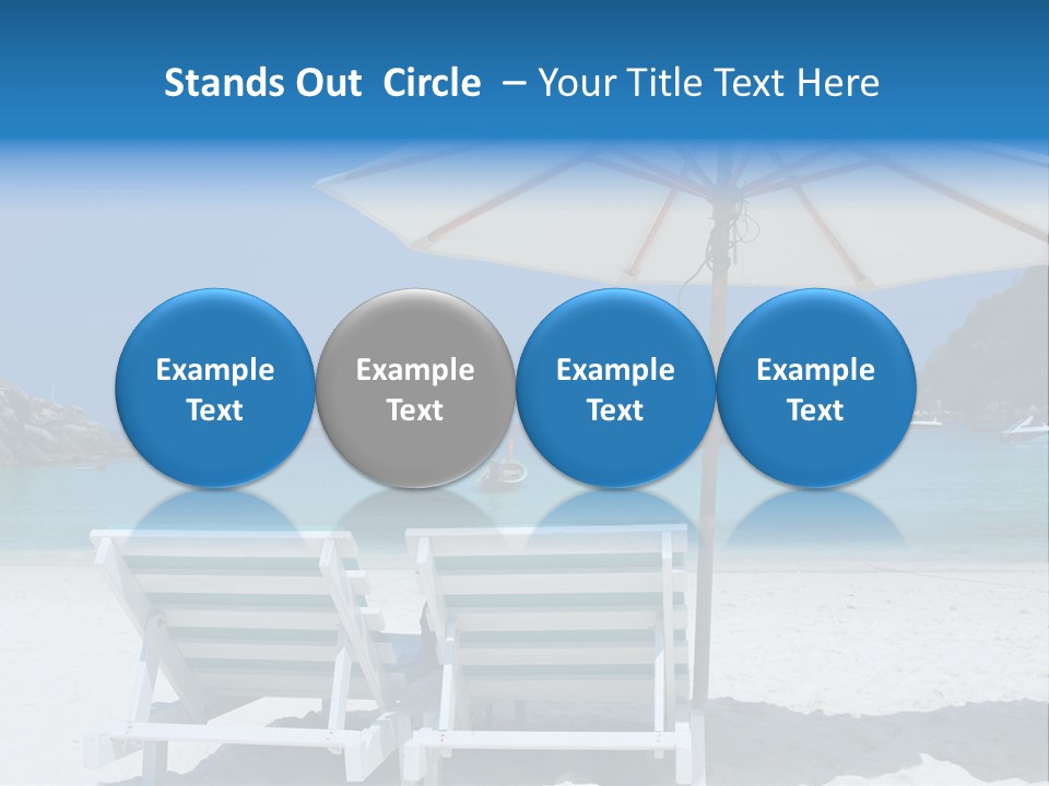 Exotic Recreation Paradise PowerPoint Template