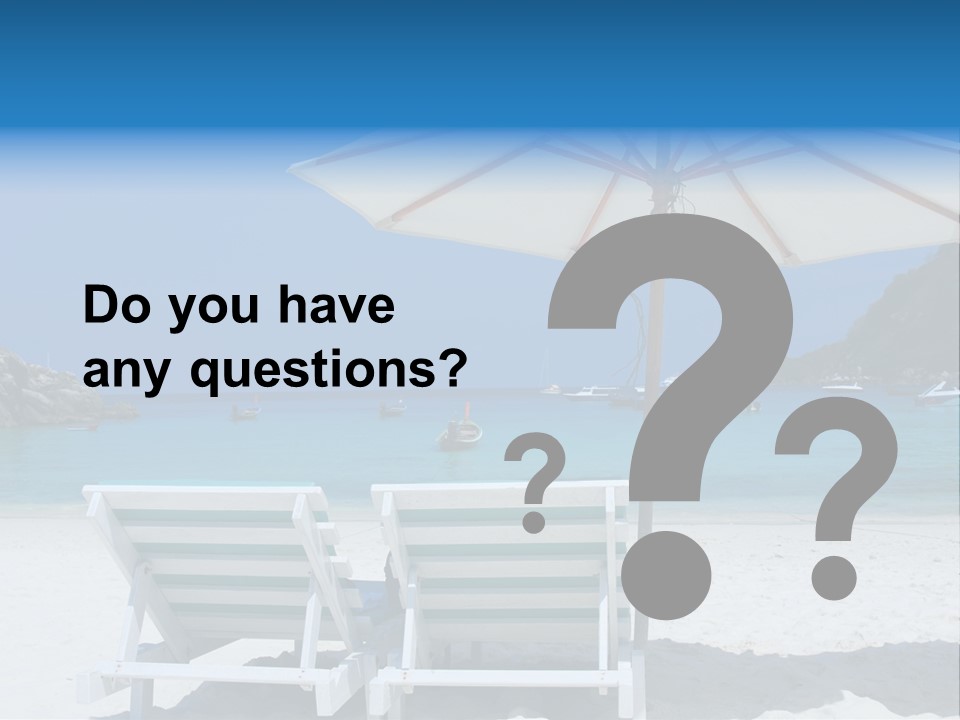 Exotic Recreation Paradise PowerPoint Template