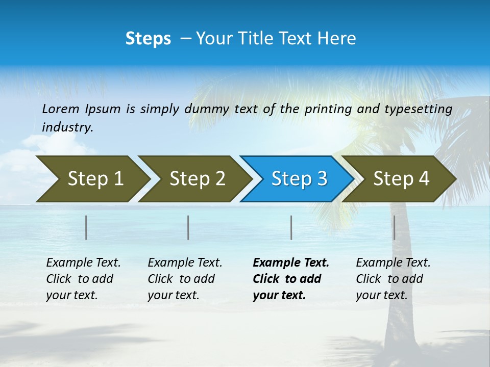 Island Tree Green PowerPoint Template