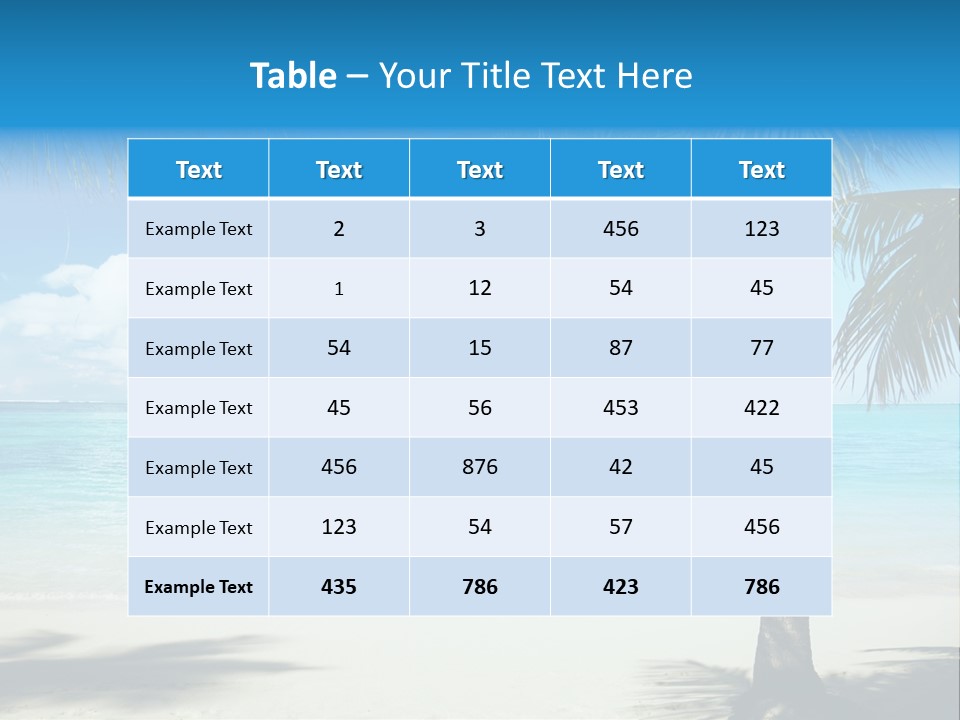 Island Tree Green PowerPoint Template
