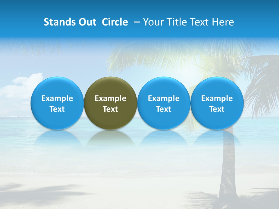 Island Tree Green PowerPoint Template