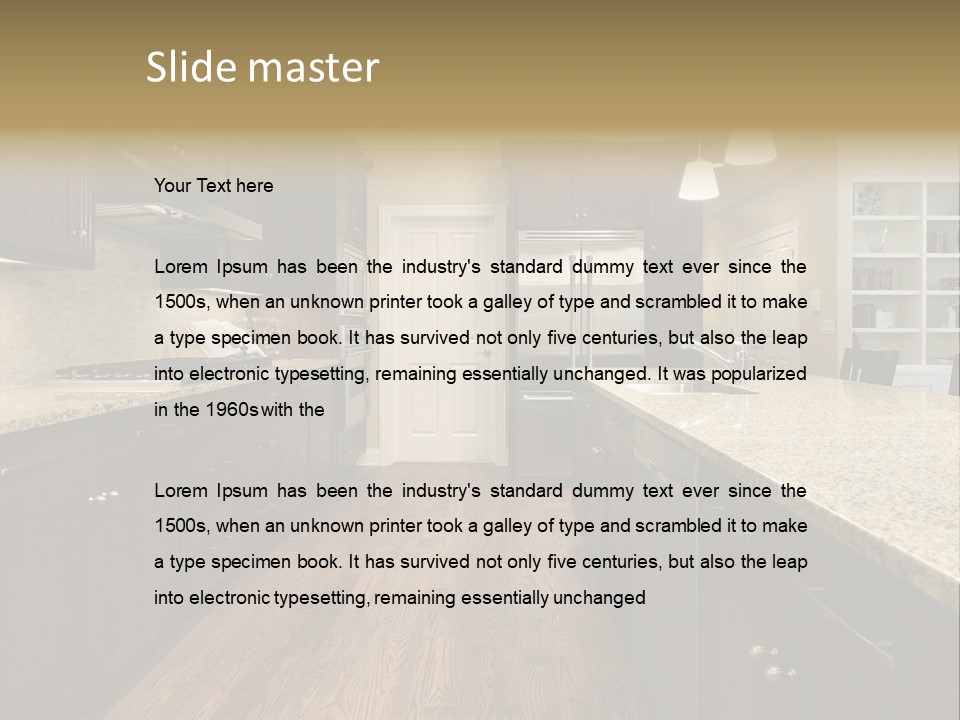 Stove Residence Appliance PowerPoint Template