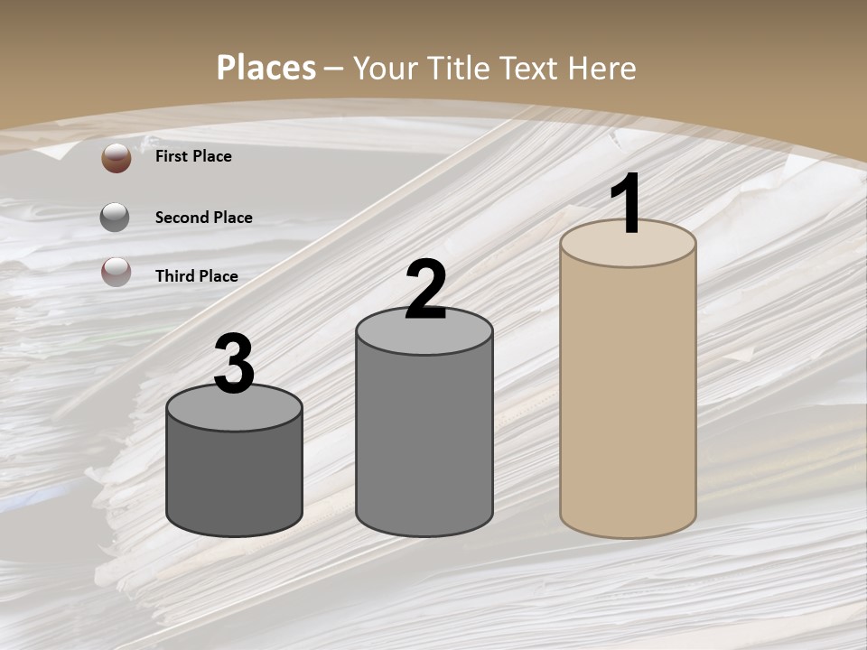 Files Headache Mess PowerPoint Template