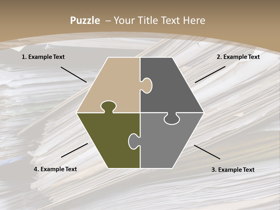 Files Headache Mess PowerPoint Template