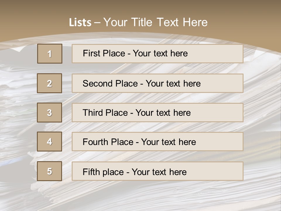Files Headache Mess PowerPoint Template