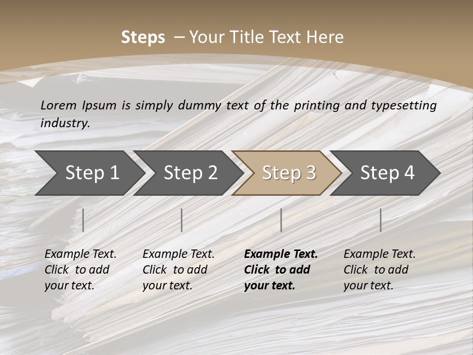 Files Headache Mess PowerPoint Template