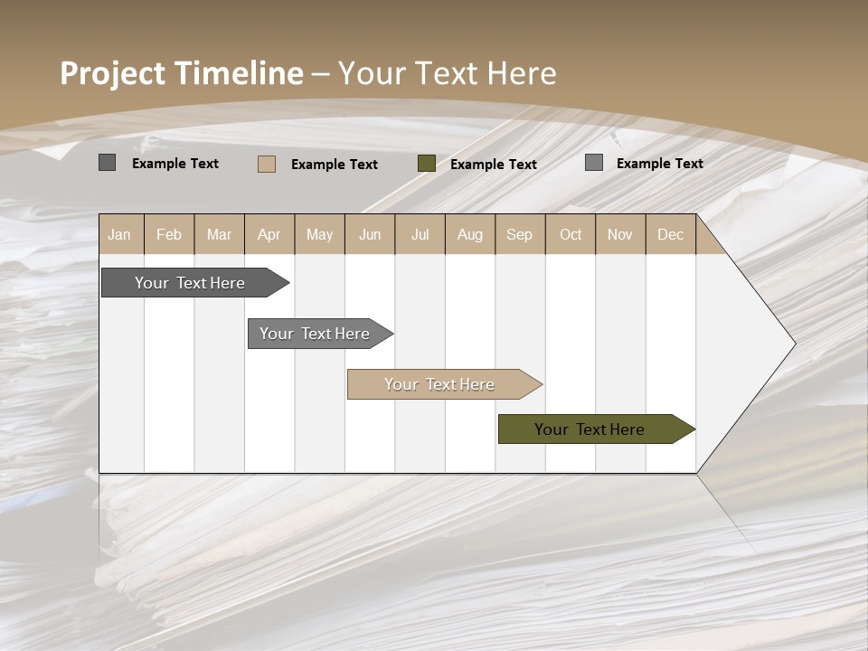 Files Headache Mess PowerPoint Template