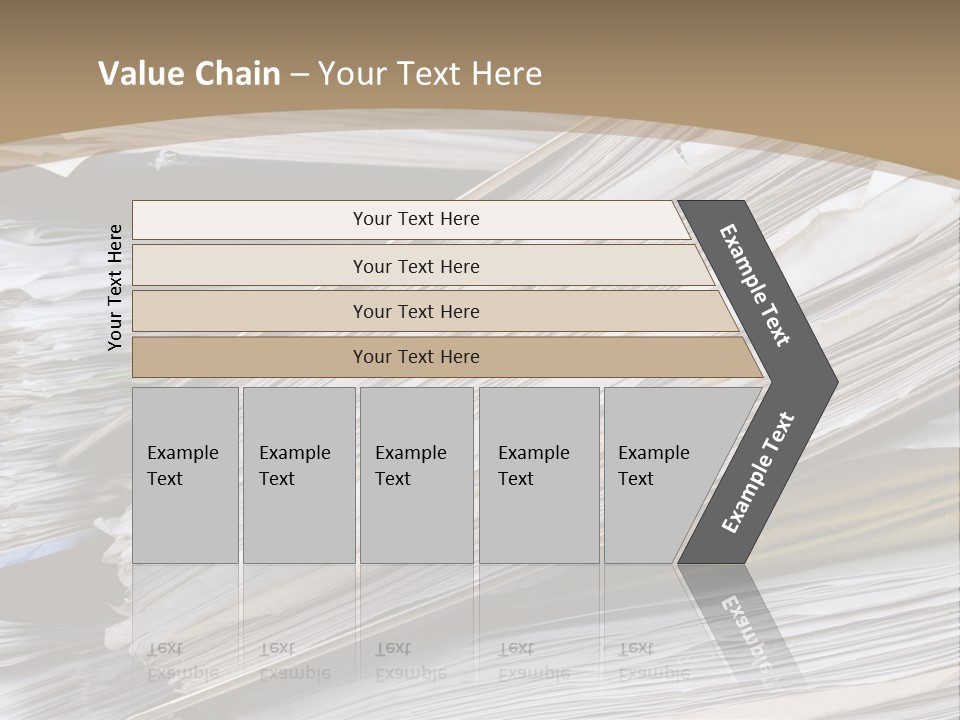 Files Headache Mess PowerPoint Template