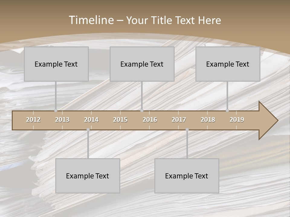 Files Headache Mess PowerPoint Template