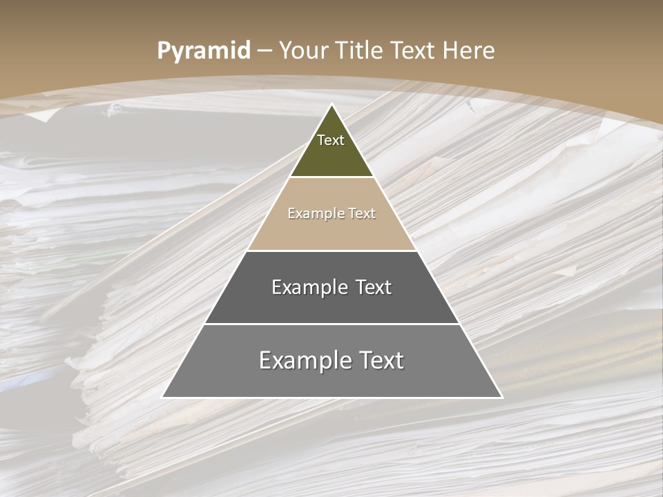 Files Headache Mess PowerPoint Template