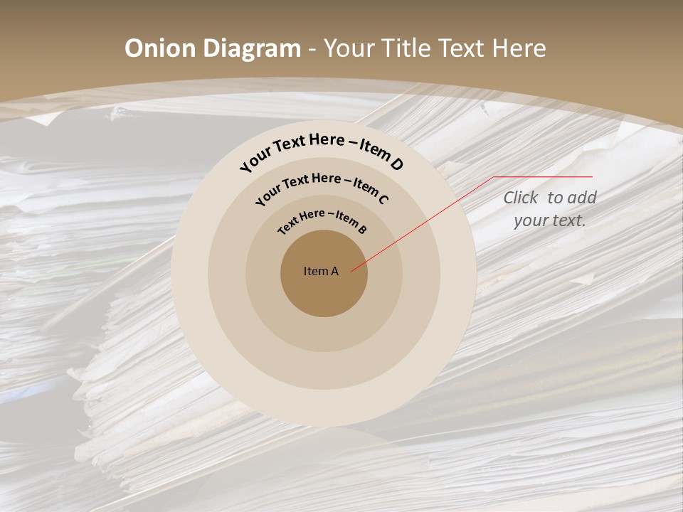Files Headache Mess PowerPoint Template