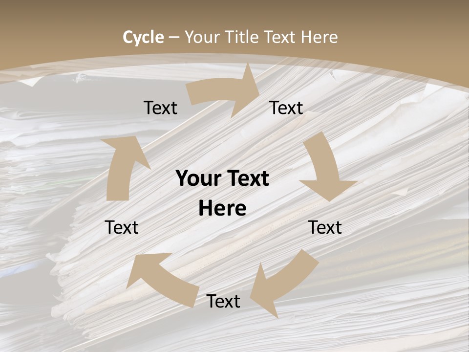 Files Headache Mess PowerPoint Template
