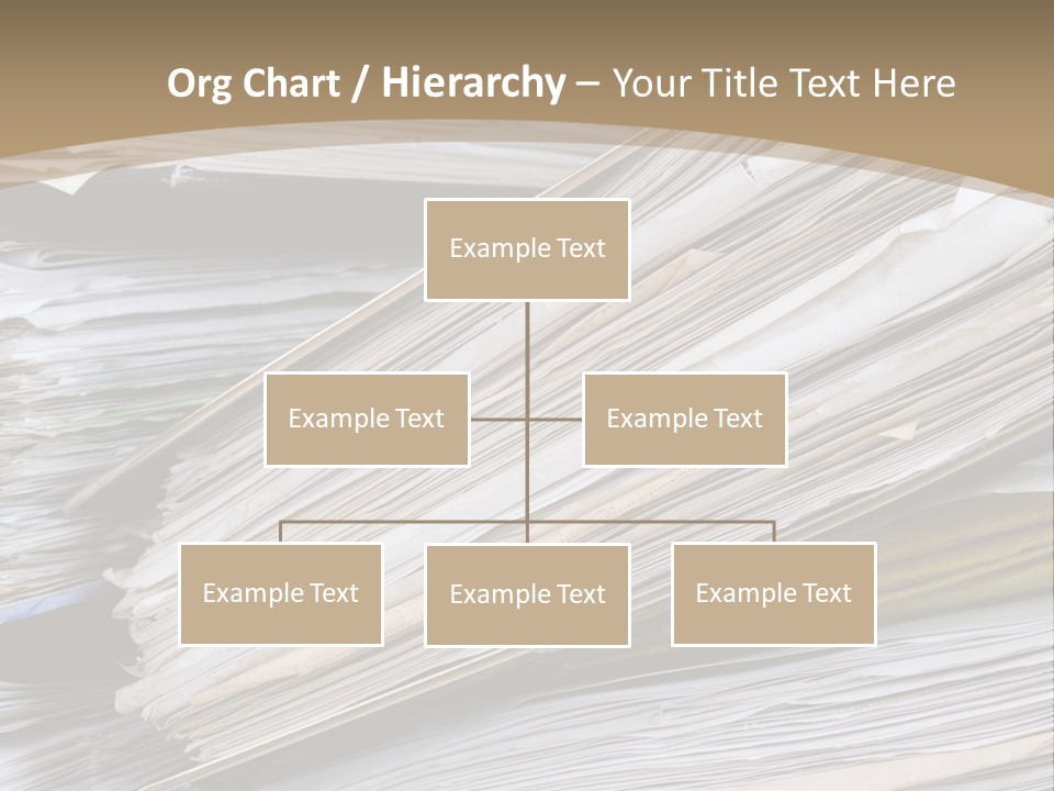 Files Headache Mess PowerPoint Template