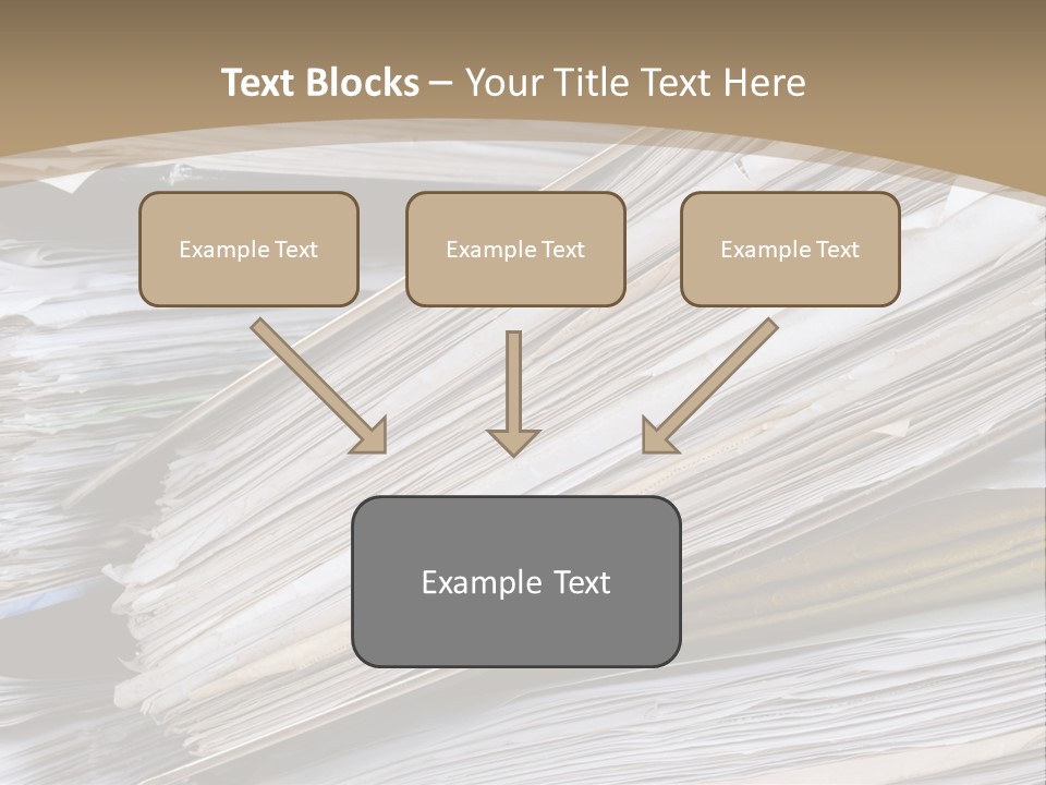 Files Headache Mess PowerPoint Template