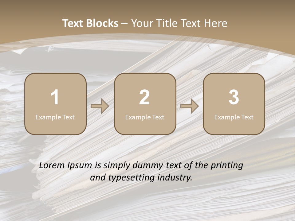 Files Headache Mess PowerPoint Template