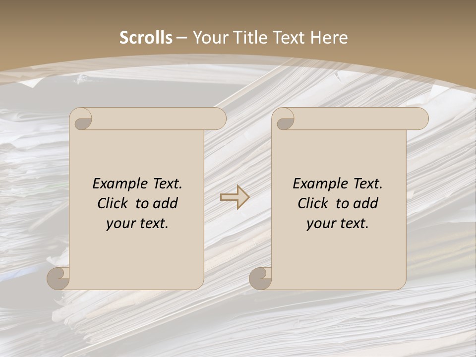 Files Headache Mess PowerPoint Template