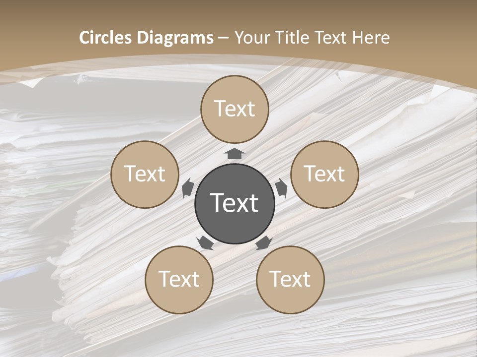 Files Headache Mess PowerPoint Template