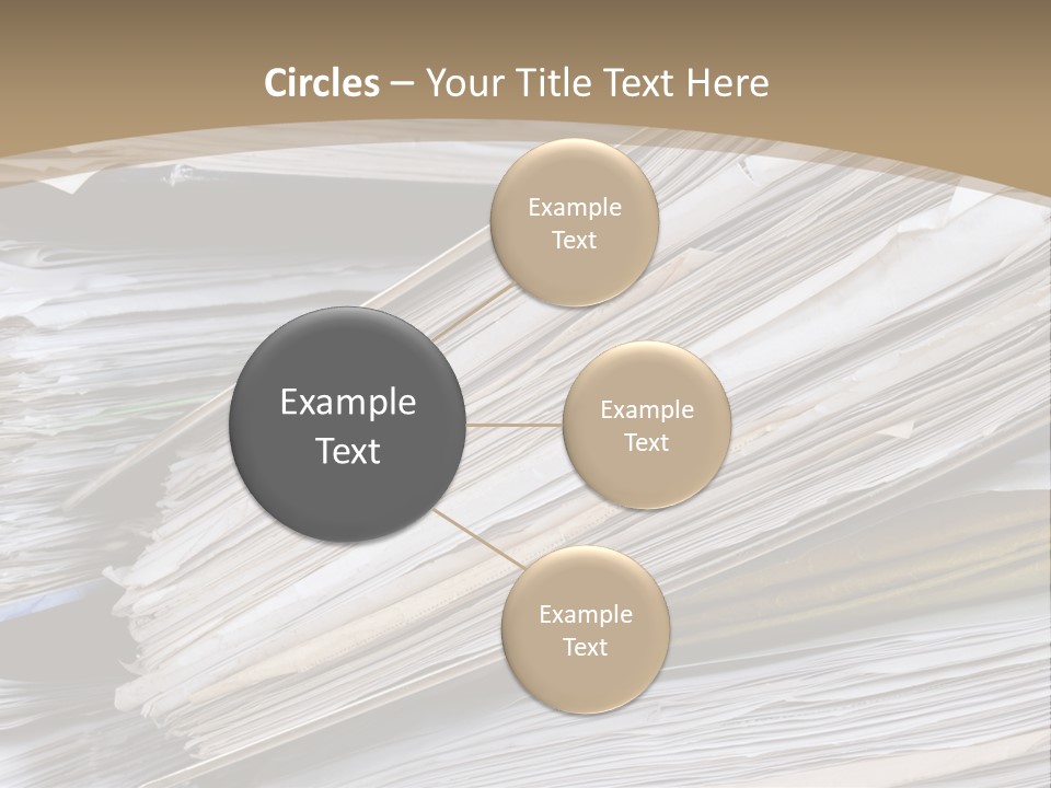 Files Headache Mess PowerPoint Template