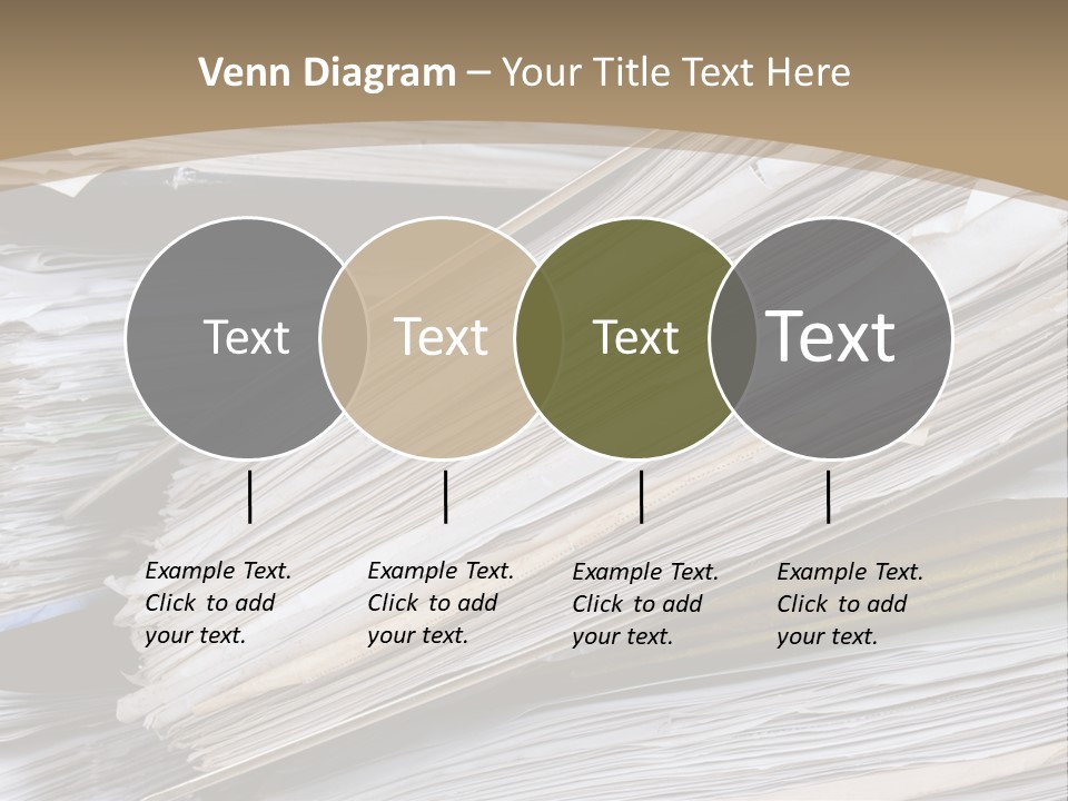 Files Headache Mess PowerPoint Template