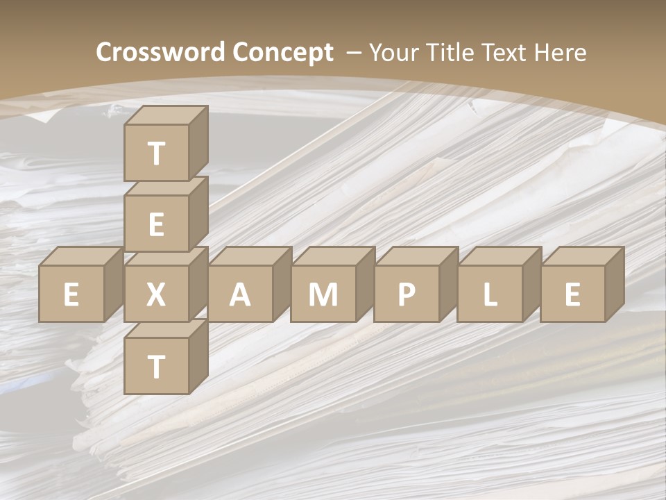 Files Headache Mess PowerPoint Template