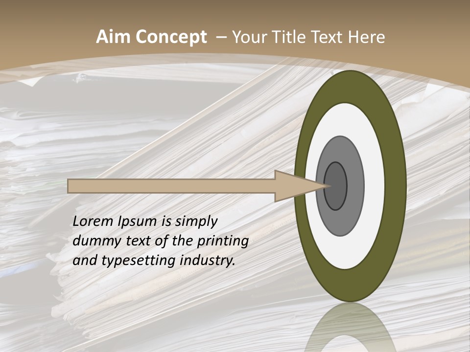 Files Headache Mess PowerPoint Template