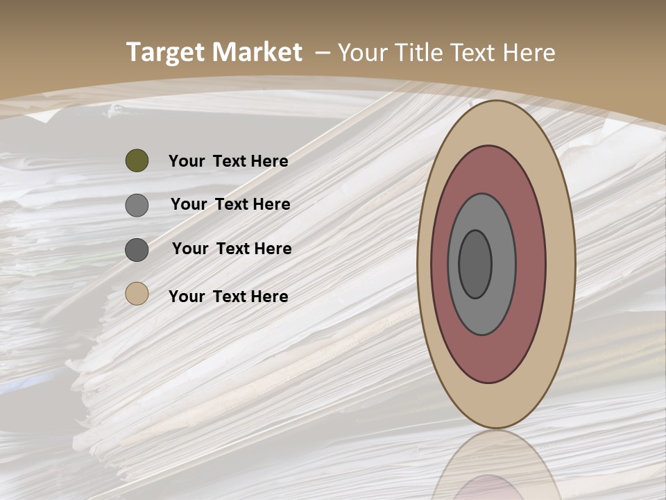 Files Headache Mess PowerPoint Template