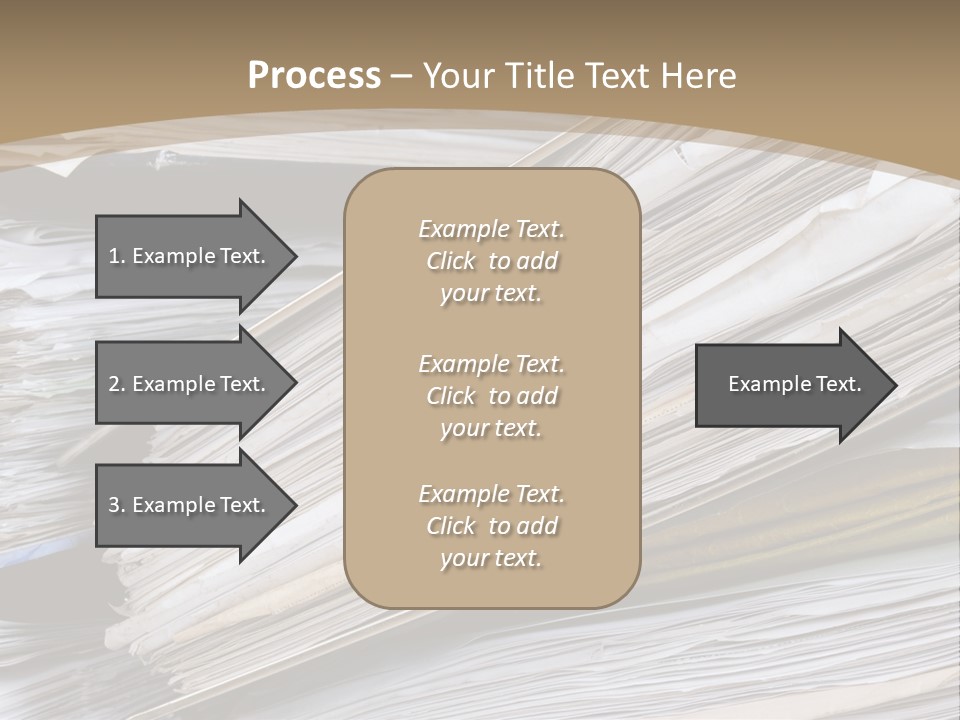 Files Headache Mess PowerPoint Template