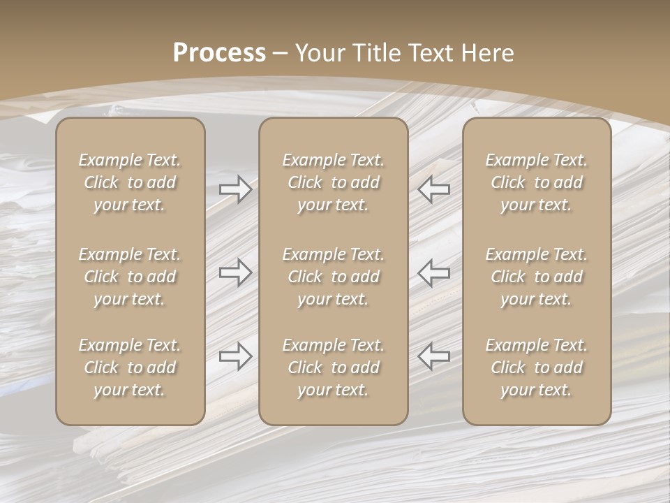 Files Headache Mess PowerPoint Template