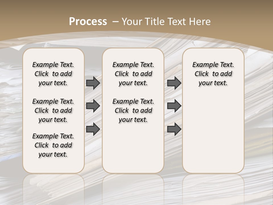 Files Headache Mess PowerPoint Template
