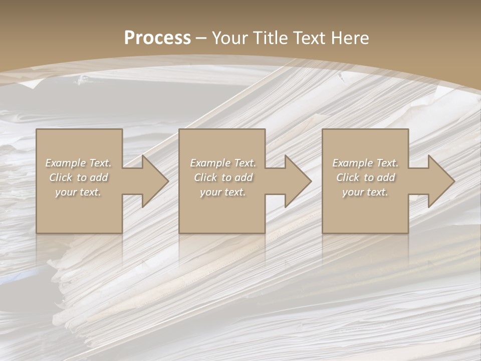 Files Headache Mess PowerPoint Template