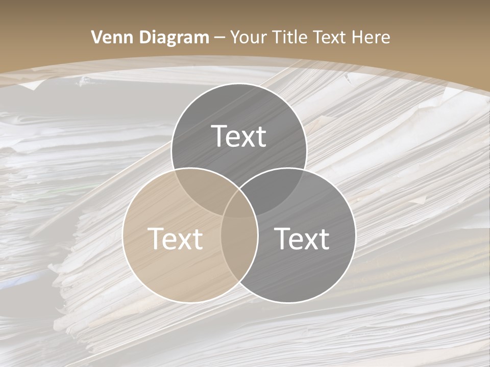 Files Headache Mess PowerPoint Template