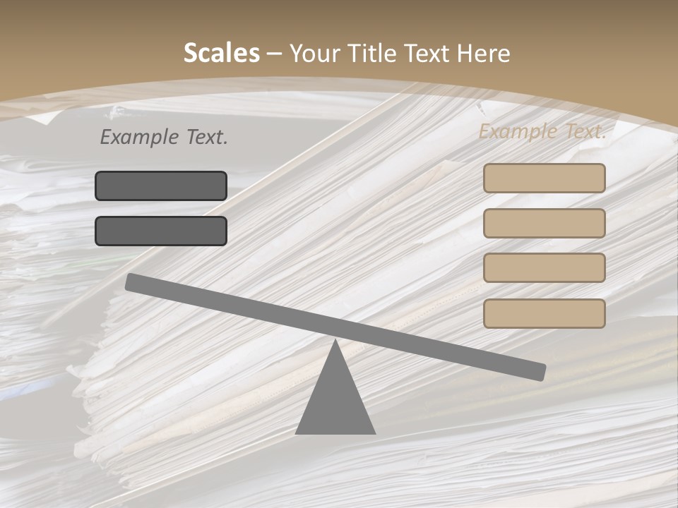 Files Headache Mess PowerPoint Template