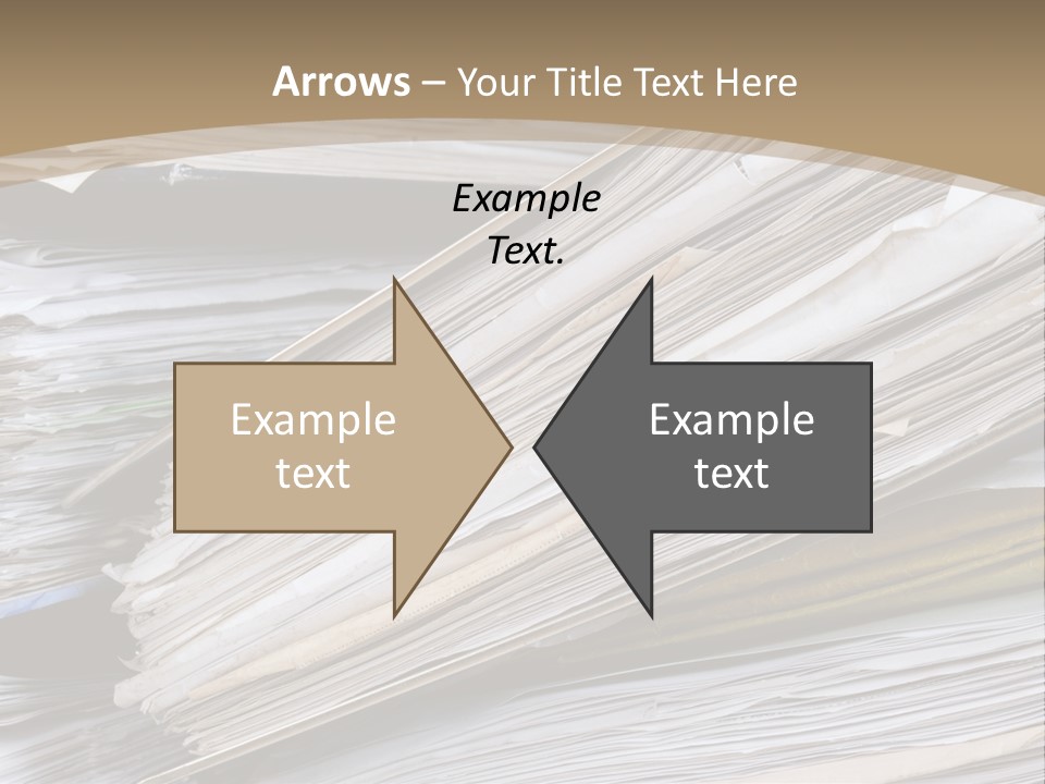Files Headache Mess PowerPoint Template