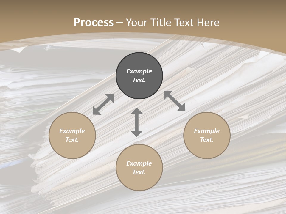 Files Headache Mess PowerPoint Template