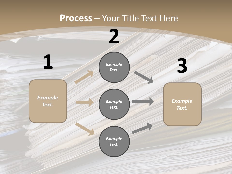 Files Headache Mess PowerPoint Template