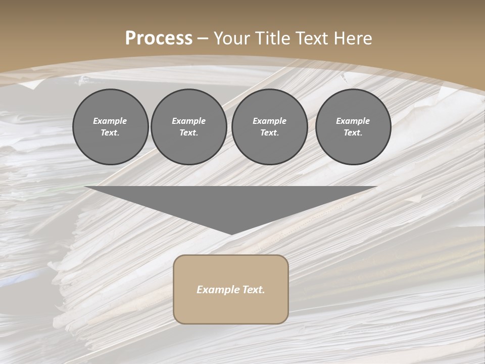 Files Headache Mess PowerPoint Template
